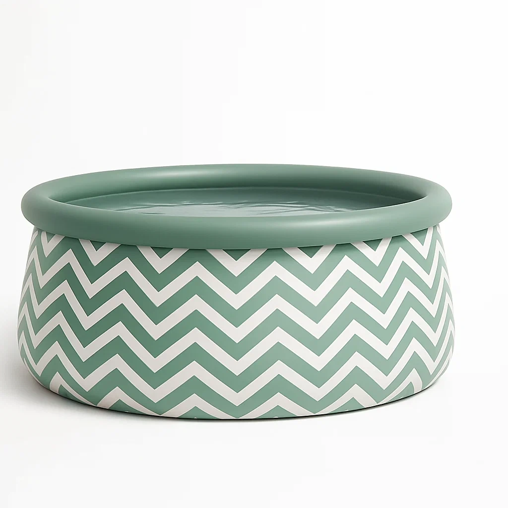 Piscine autoportée 472x472x104 cm, couleur vert / blanc, avec échelle, avec filtre TpBVcduy59gN-Meuzen