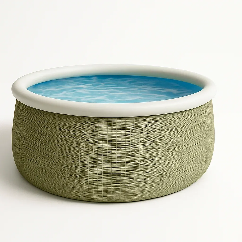 Piscine autoportée vert clair/blanc 366x366x122 cm avec échelle avec filtre à cartouche wjOeZHqf73uI-Meuzen