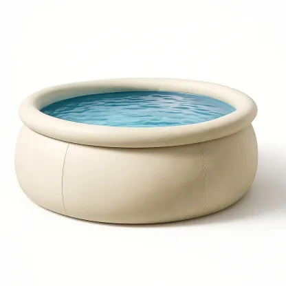 Piscine autoportée ivoire 366x366x76 cm avec échelle et filtre à sable KQSIqPmb75Ur-Meuzen