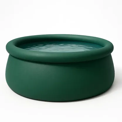 Piscine autoportée 472x472x104 cm, couleur vert foncé, avec échelle, avec filtre sLJaWpCy77NQ-Meuzen