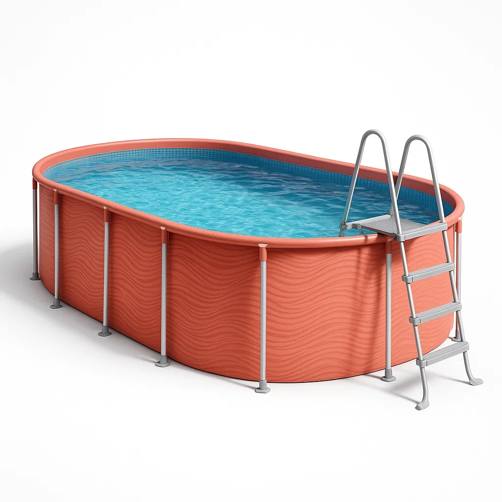 Piscine tubulaire ovale 407x238x97 cm avec échelle oXrMvRtC91vf-Meuzen