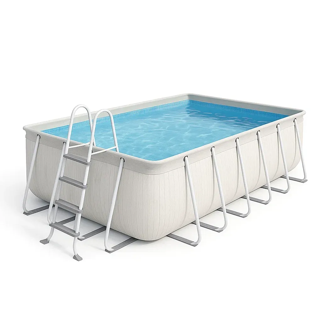 Piscine tubulaire rectangulaire 703x350x125 cm, couleur blanc avec échelle et filtre NhqdFPU196ri-Meuzen