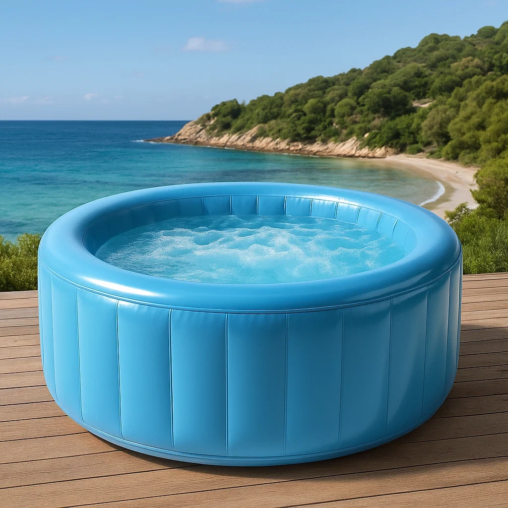 Spa gonflable 180x180x71 cm bleu, pour 4 personnes YDhFBBb312Gx-Meuzen