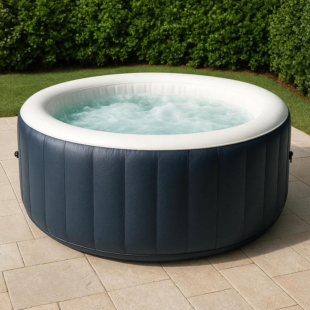 Spa gonflable 200x200x70 cm, bleu/blanc, 4 personnes JfRckTq317qH-Meuzen
