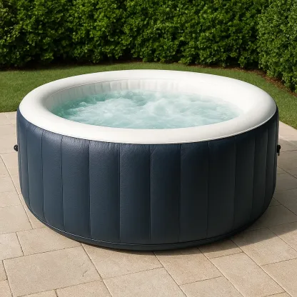Spa gonflable 200x200x70 cm, bleu/blanc, 4 personnes JfRckTq317qH-Meuzen