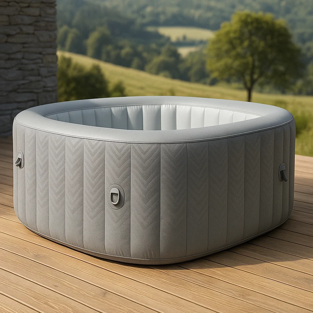 Spa gonflable 175x175x70 cm gris/blanc 4 personnes YzIsCGW322uP-Meuzen