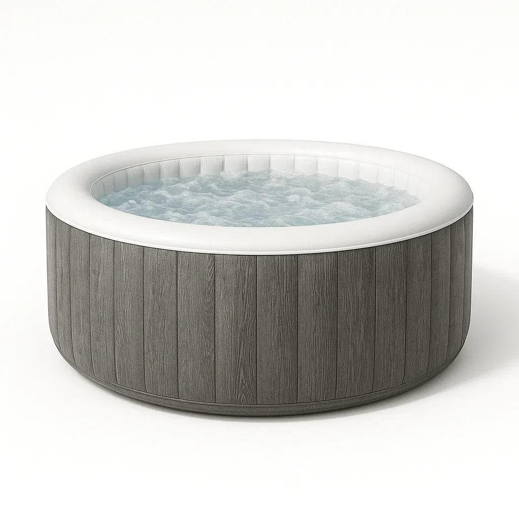 Spa gonflable 196x196x71 cm gris/blanc pour 4 personnes WCiNDpF295Mi-Meuzen