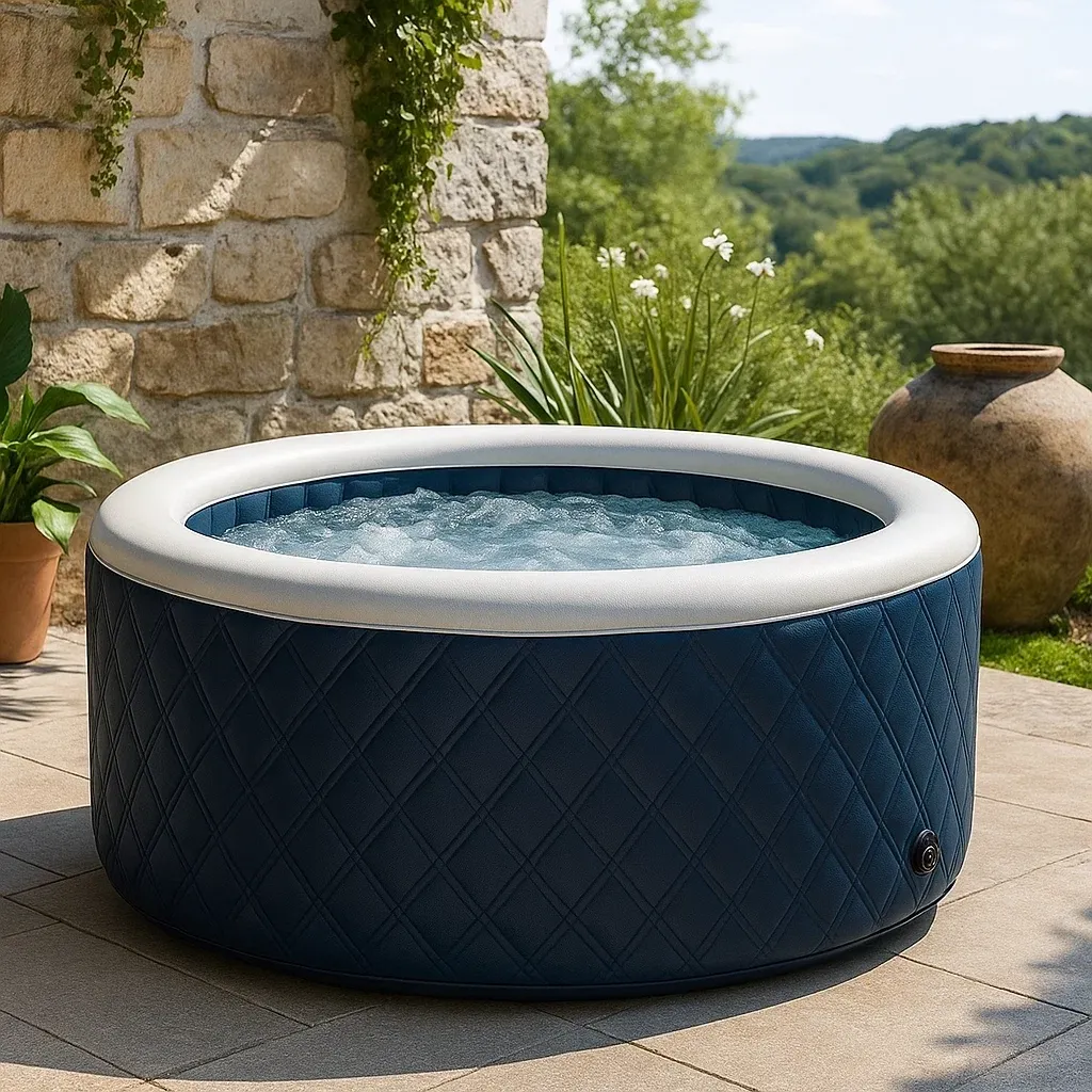 Spa gonflable 180x180x68 cm bleu marine/blanc pour 6 personnes rWlAaUy355ap-Meuzen