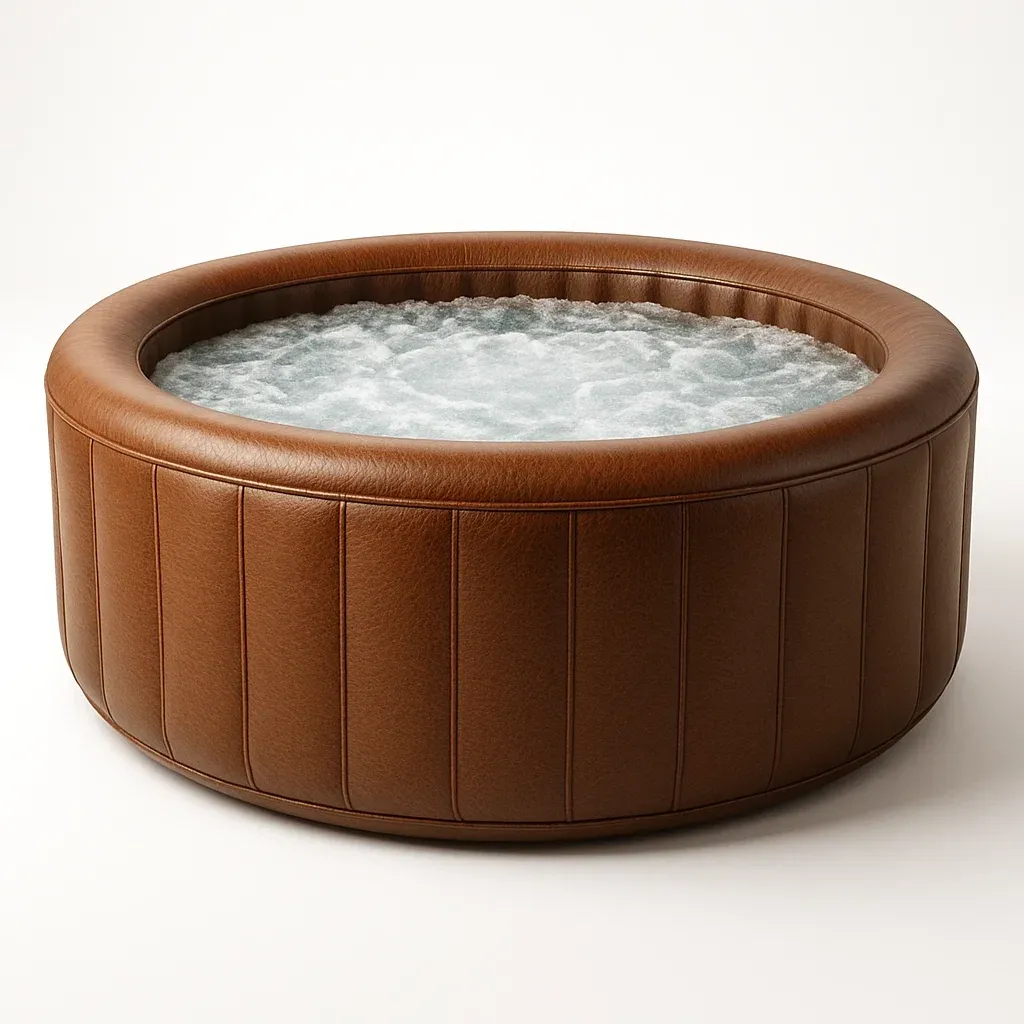 Spa gonflable 200x200x70 cm, marron, 4 personnes jzwOXkJ299pR-Meuzen