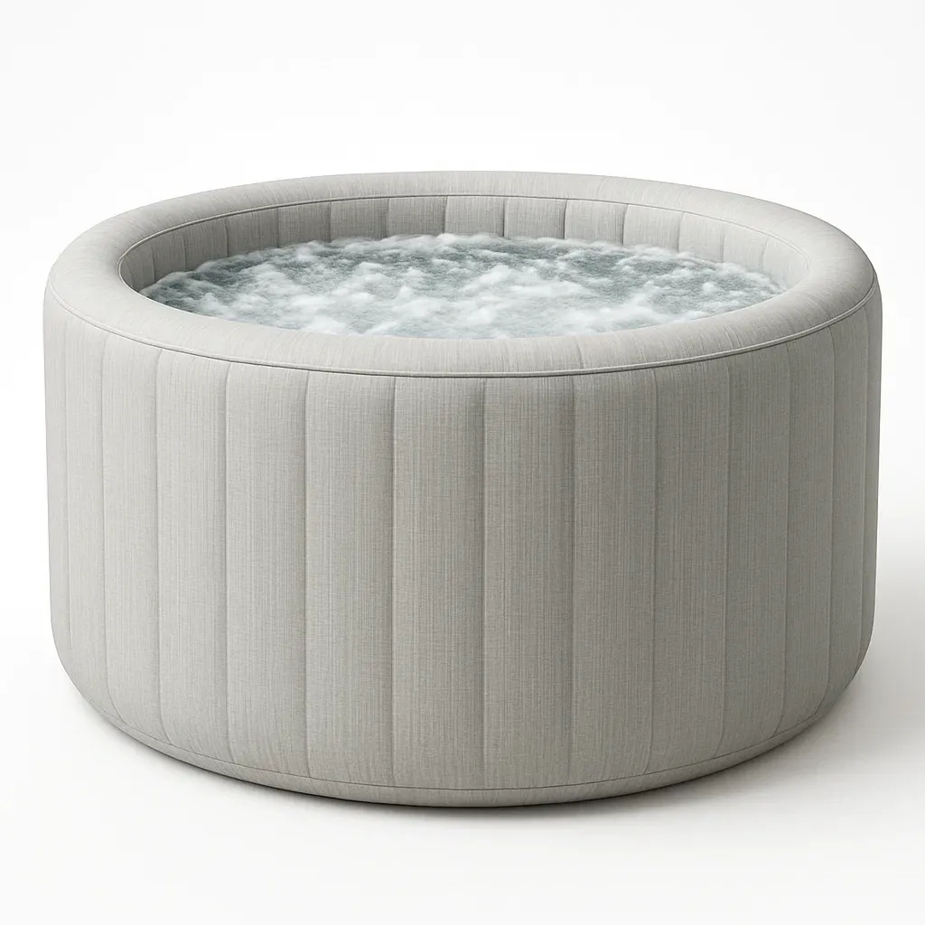 Spa gonflable 180x180x70 cm gris clair 4 personnes MdlPgDO286Gh-Meuzen