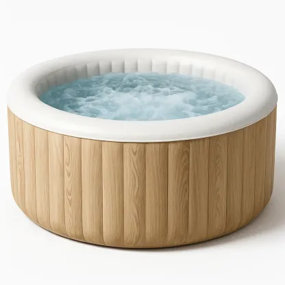 Spa gonflable 180x180x71 cm bois clair/blanc, pour 4 personnes lBkjABU324uR-Meuzen