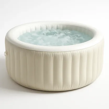 Spa gonflable 196x196x71 cm blanc pour 4 personnes ihluVRR326tj-Meuzen