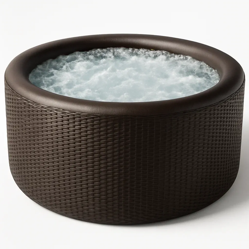 Spa gonflable 180x180x66 cm brun 4 personnes FVHnRxq327nI-Meuzen