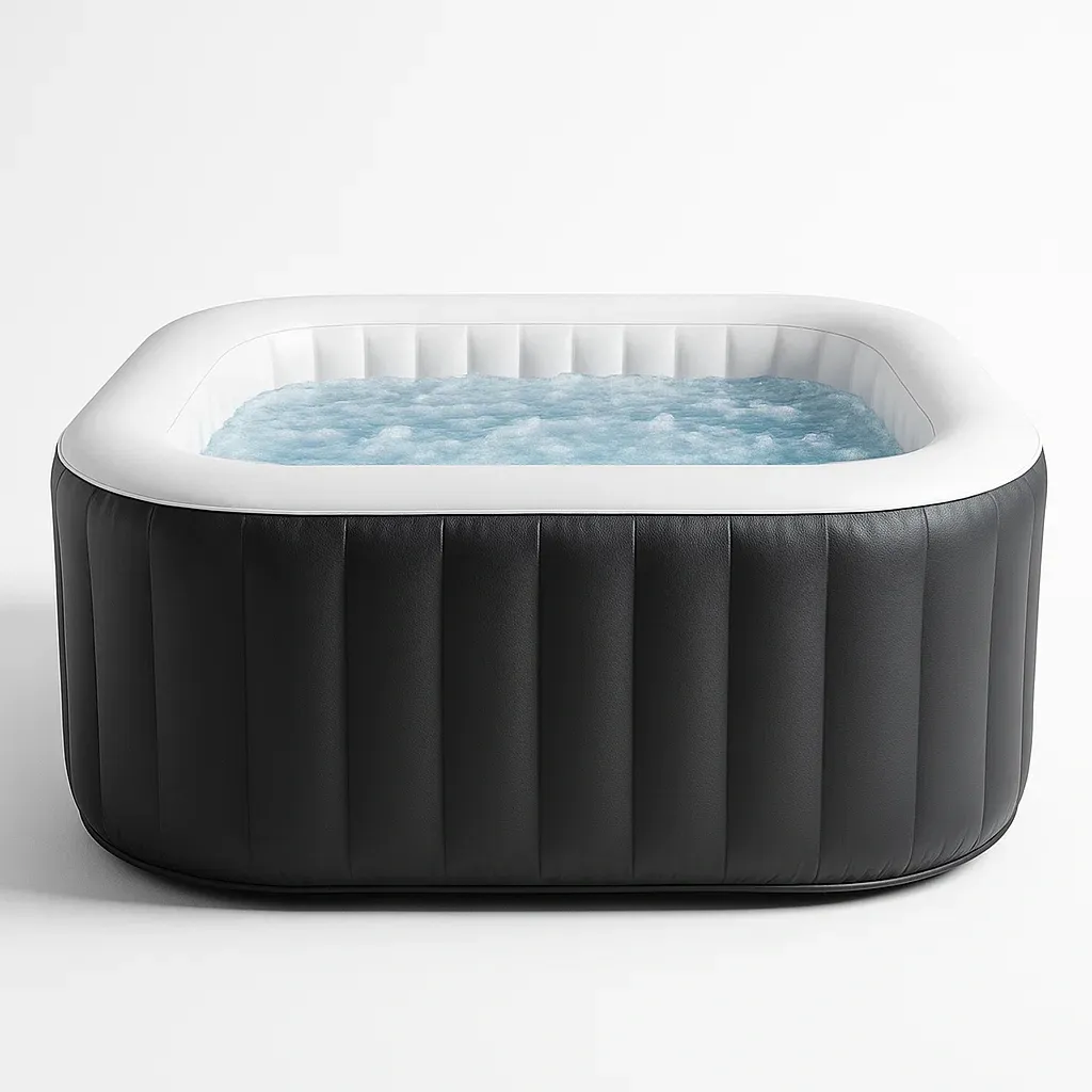 Spa gonflable 180x180x70 cm noir/blanc 4 personnes ubjCFLg334Fz-Meuzen
