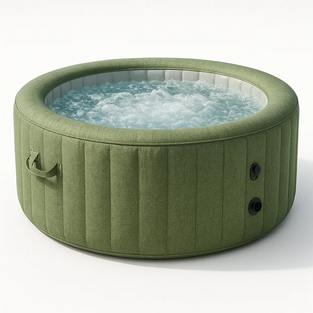 Spa gonflable 180x70 cm vert/blanc 4 personnes NwgEWGB340jc-Meuzen