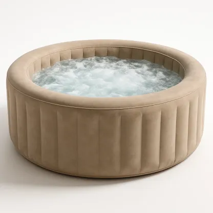 Spa gonflable 200x200x70 cm, beige, 4 personnes yOnLhNR341bd-Meuzen