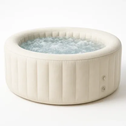 Spa gonflable 180x180x66 cm blanc cassé pour 4 personnes QGgmhWd350bZ-Meuzen