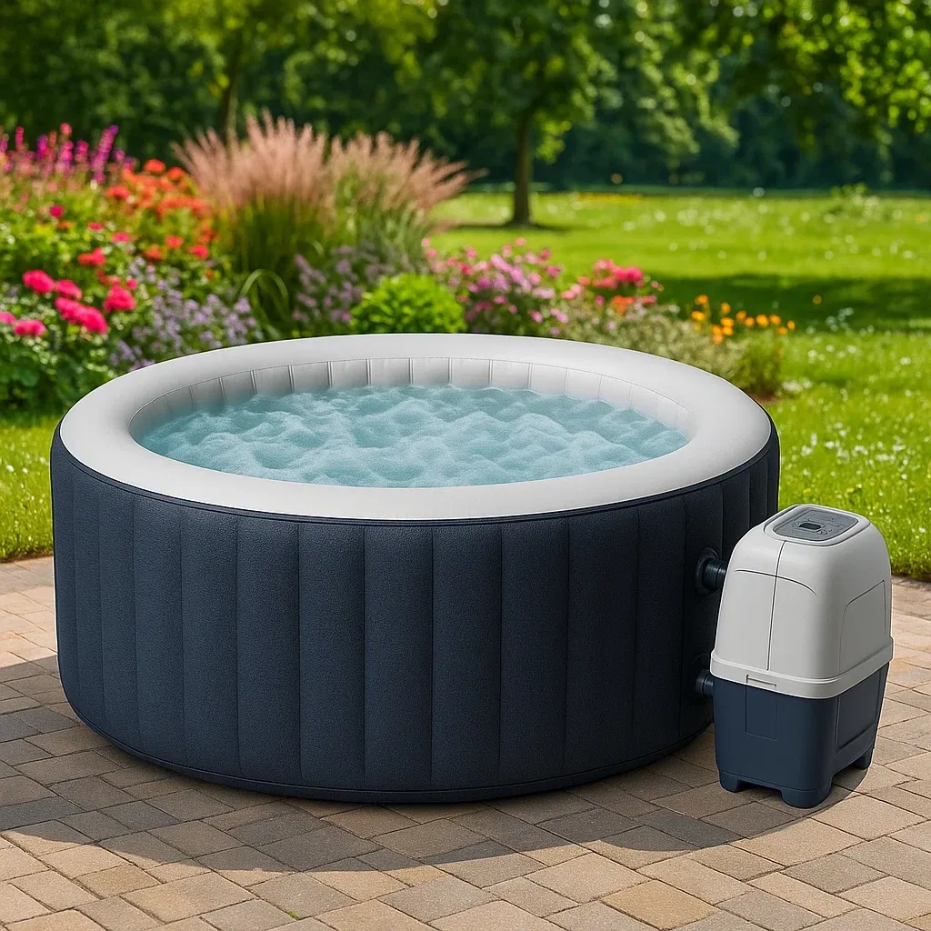 Spa gonflable 180x180x71 cm bleu/blanc, pour 4 personnes nMGktYU288cX-Meuzen