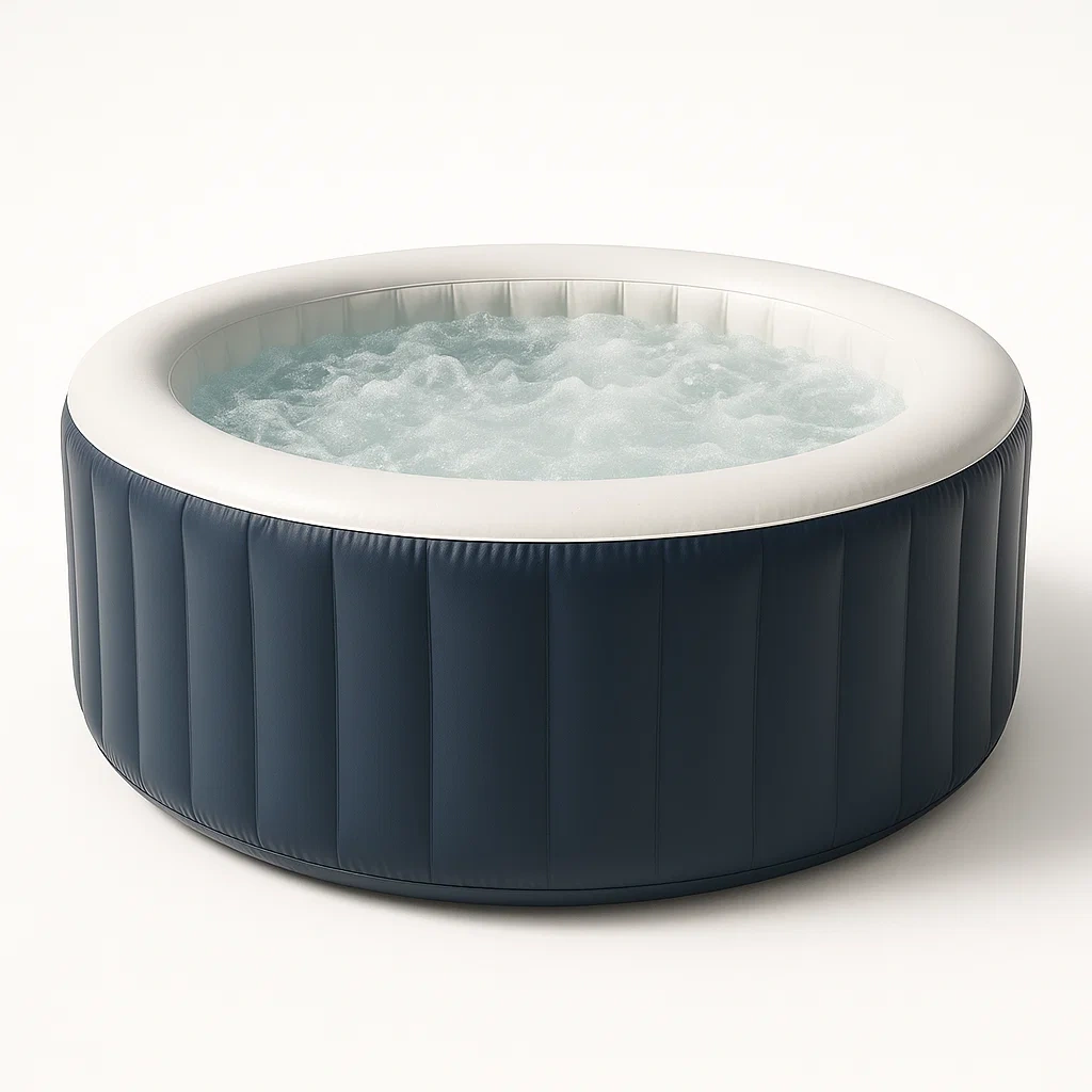 Spa gonflable 180x180x70 cm bleu foncé/blanc 4 personnes afFbFGH292HE-Meuzen