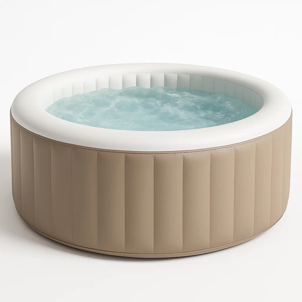 Spa gonflable 200x200x70 cm, beige/blanc, 4 personnes MgEWuwc293ZJ-Meuzen