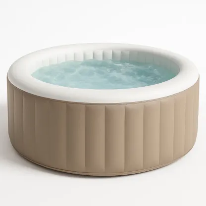 Spa gonflable 200x200x70 cm, beige/blanc, 4 personnes MgEWuwc293ZJ-Meuzen