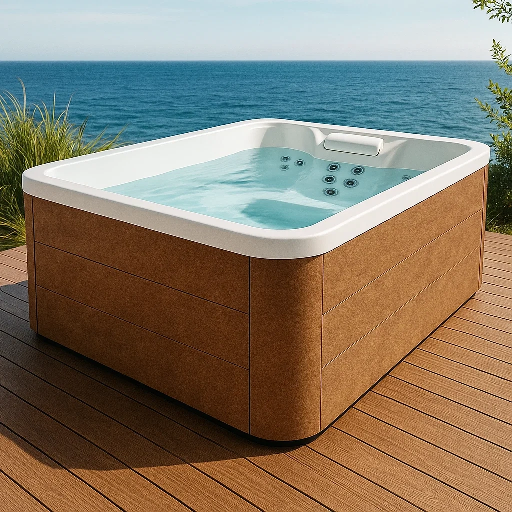 Spa rigide 200x200x80 cm, marron/blanc, 2 personnes ttZcAbJ389ux-Meuzen