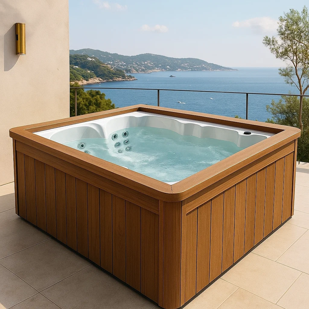 Spa rigide 200x160x80 cm blanc/bois clair 2 personnes yOzrPnY416nd-Meuzen