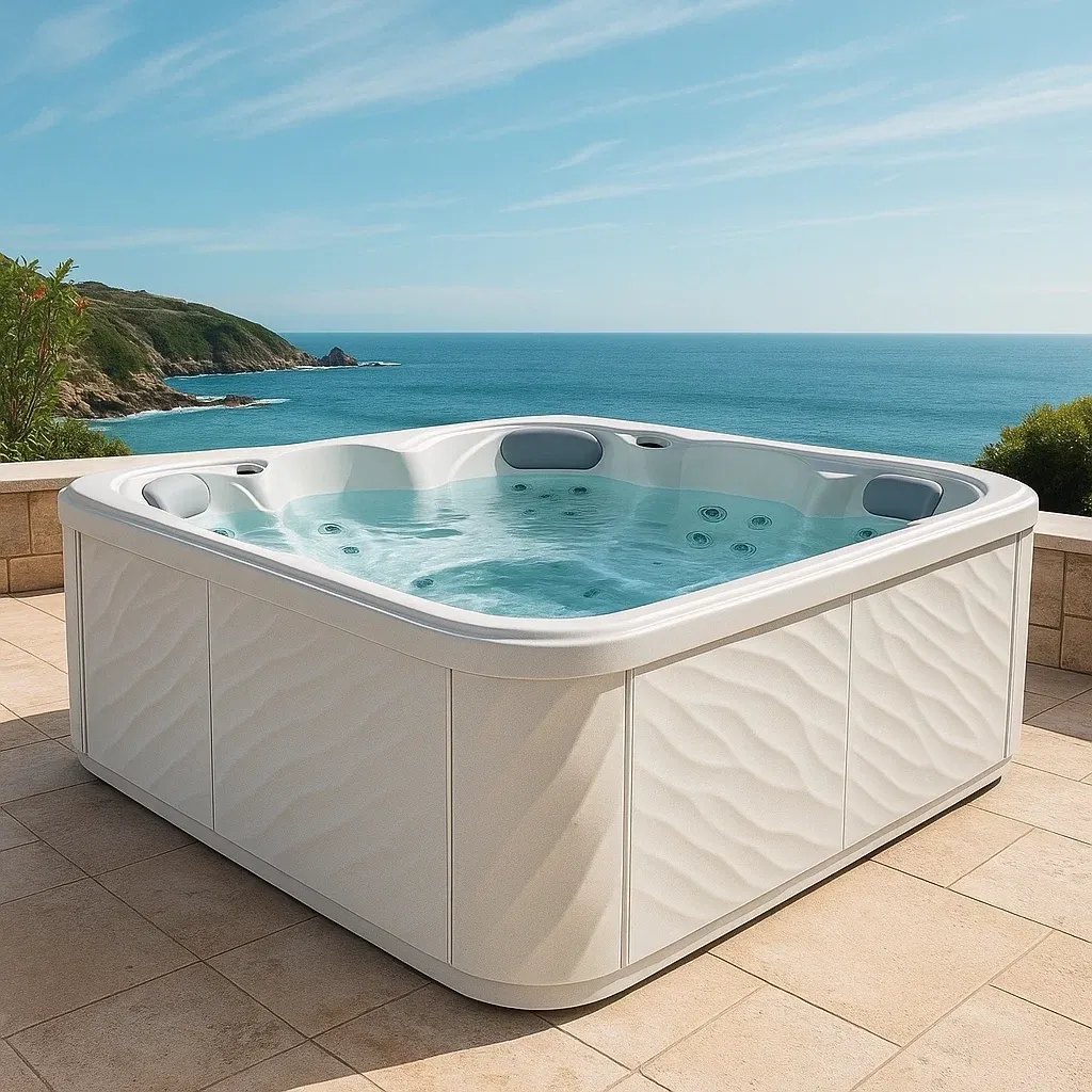 Spa rigide 180x180x65 cm, Blanc, 4 personnes dLWjpMz426Ti-Meuzen