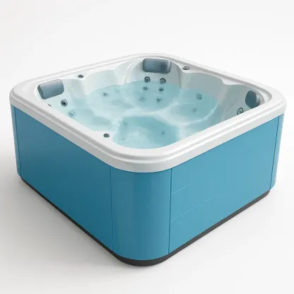 Spa rigide 200x200x80 cm, bleu/blanc, 3 personnes gASoopE371NW-Meuzen