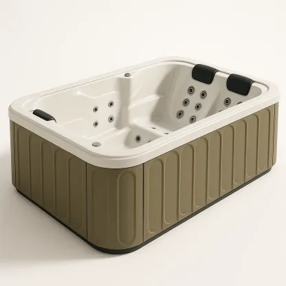 Spa rigide 200x200x80 cm, beige/blanc, 3 personnes mgAOHLC377ym-Meuzen