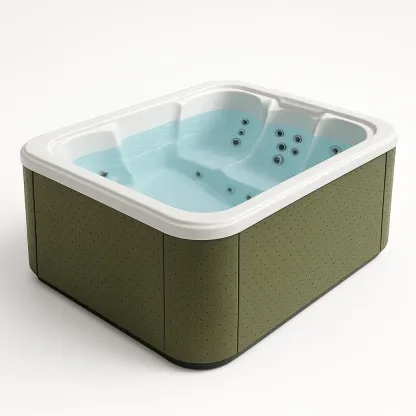 Spa rigide 185x135x75 cm vert/blanc pour 2 personnes GBEUZjP380Uz-Meuzen