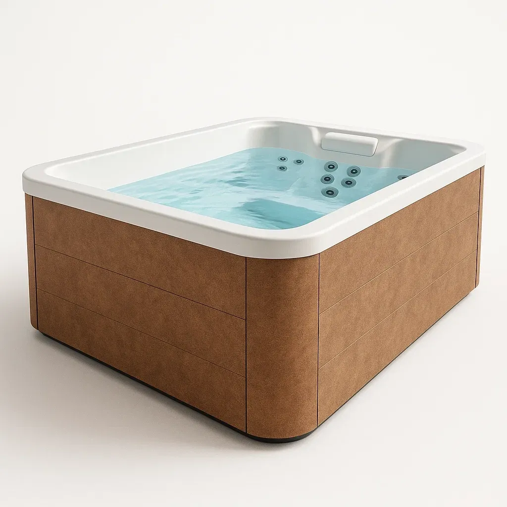 Spa rigide 200x200x80 cm, marron/blanc, 2 personnes ttZcAbJ389ux-Meuzen