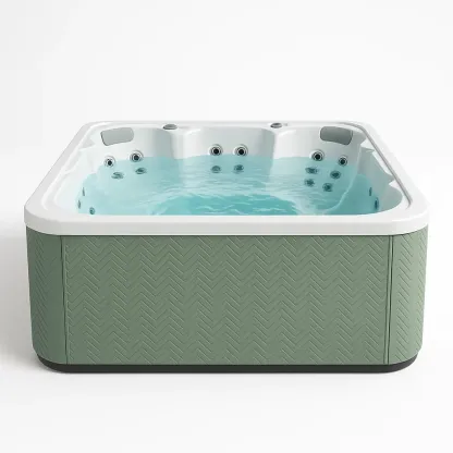 Spa rigide 215x180x80 cm vert/blanc 4 personnes WUULKkU393vR-Meuzen