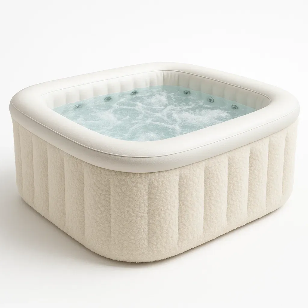 Spa rigide 185x185x75 cm blanc cassé 4 personnes AMnjdWv411FR-Meuzen