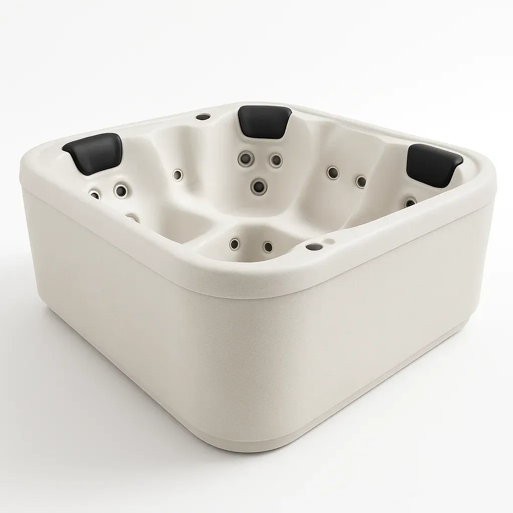 Spa rigide 190x190x82 cm blanc/noir 3 personnes kLFdBzX418Bq-Meuzen