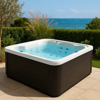 Spa rigide 210x210x90 cm marron foncé/blanc pour 4 personnes ywxPeYb362oB-Meuzen