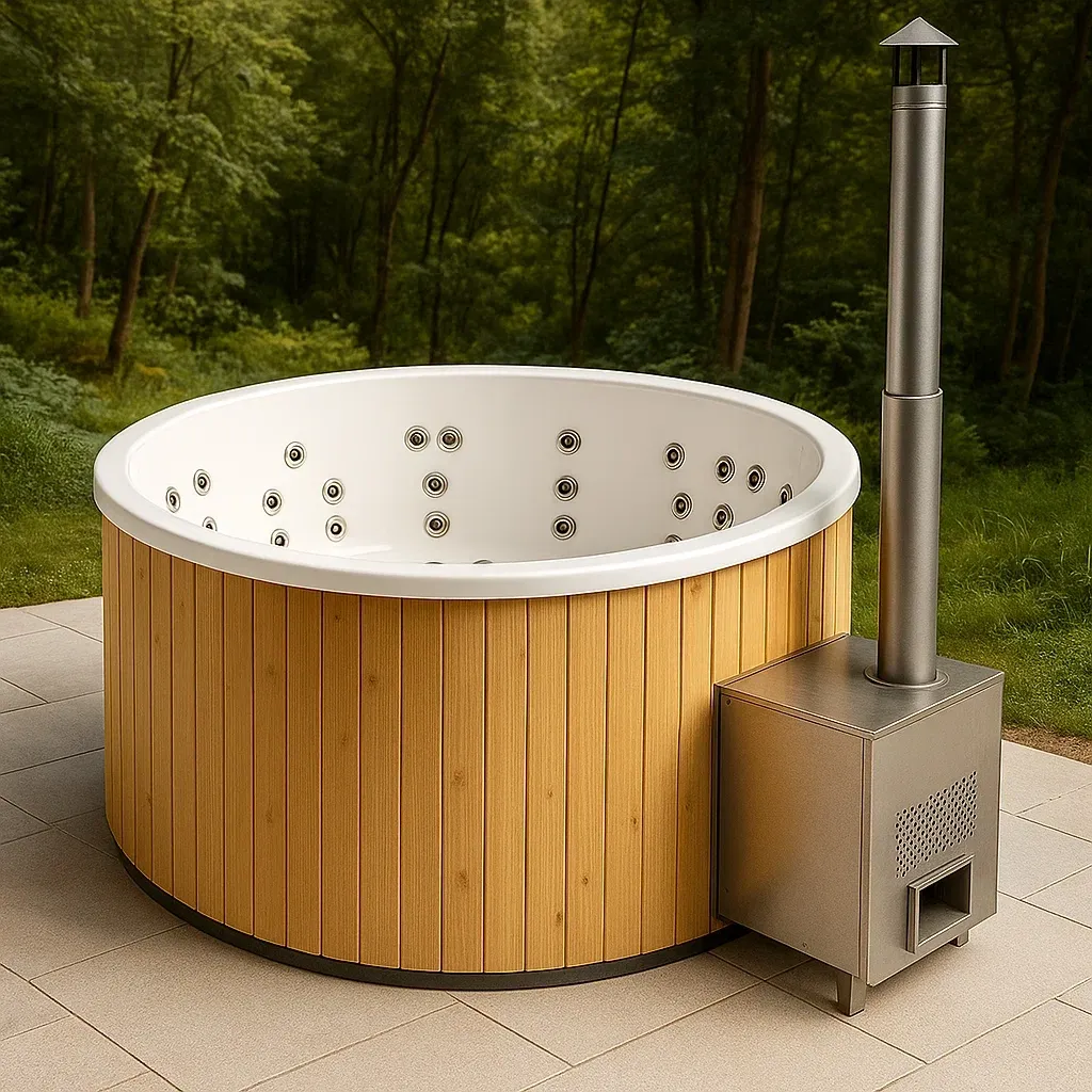 Spa rigide 190x190x100 cm bois/blanc 4 personnes dGEZOmR363TY-Meuzen