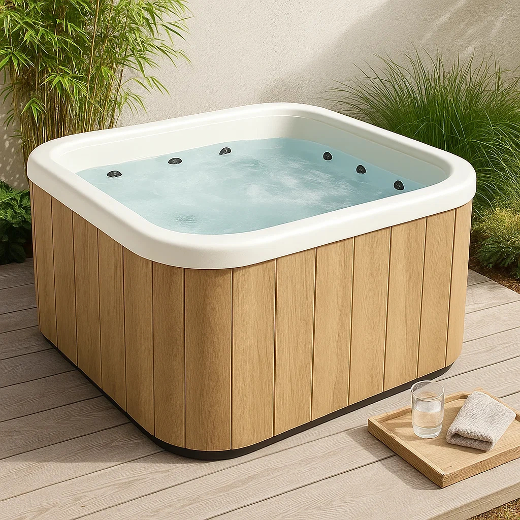 Spa rigide 180x180x65 cm, pour 4 personnes yPspXPO372re-Meuzen