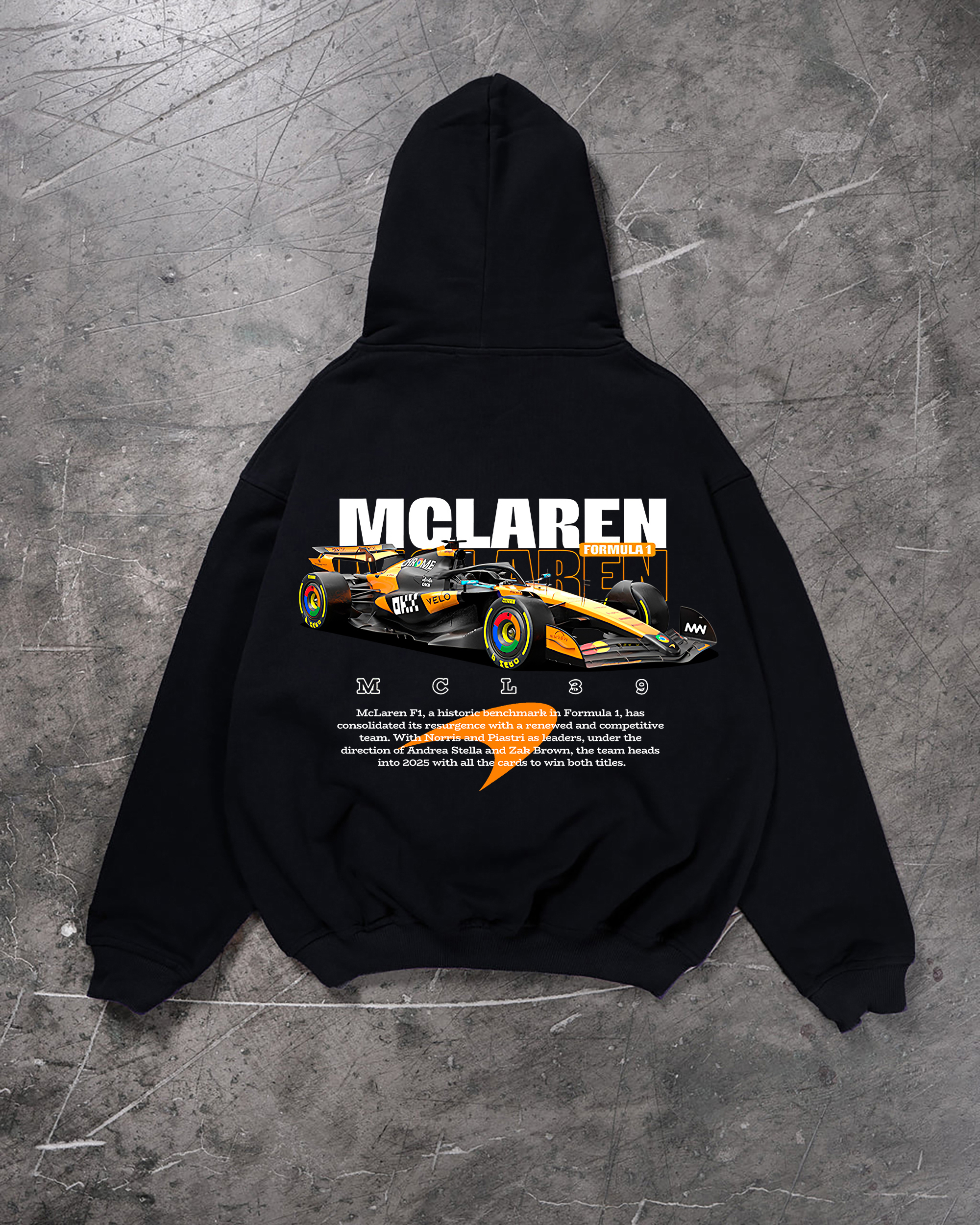 McLaren F1 Team Printed Unisex Cotton Hoodie