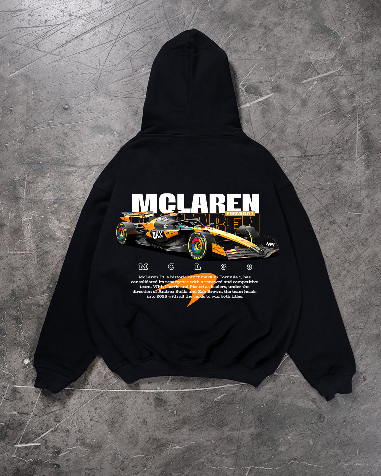 McLaren F1 Team Printed Unisex Cotton Hoodie