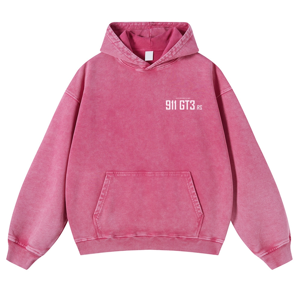 Nürburgring Racing Poster Unisex Fit Vintage Washed Hoodie