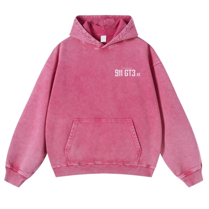 Nürburgring Racing Poster Unisex Fit Vintage Washed Hoodie