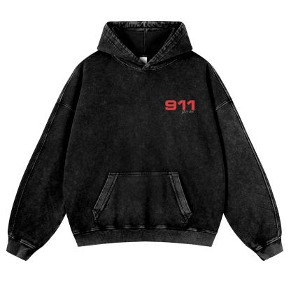 911 GT3 RS Racing Unisex Fit Vintage Washed Hoodie