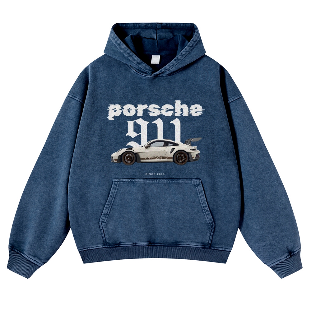911 Racing Unisex Fit Vintage Washed Hoodie – Apexpitshop
