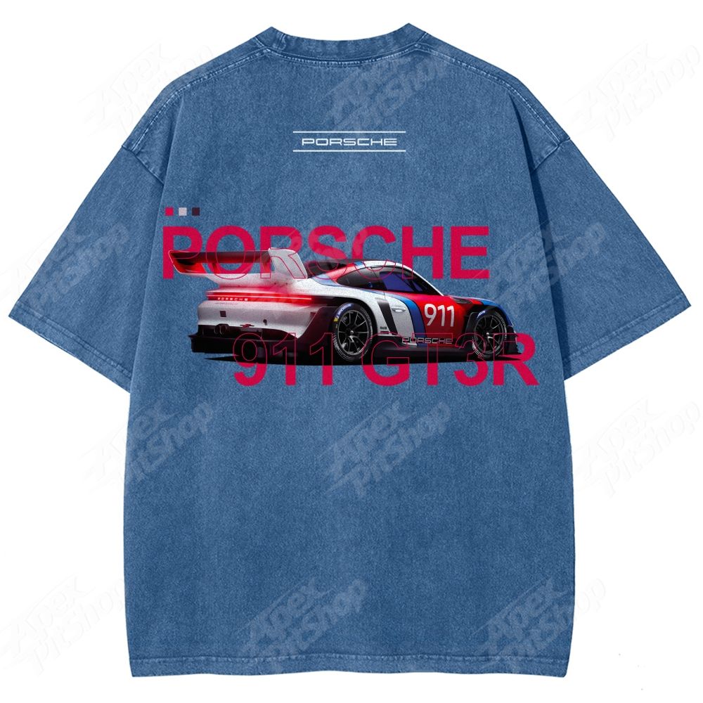 Custom Car Print T-Shirt · Show Your Uniqueness Unisex Fit Washed T-Shirt