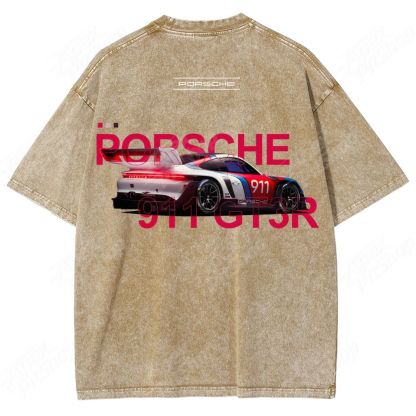 Custom Car Print T-Shirt · Show Your Uniqueness Unisex Fit Washed T-Shirt