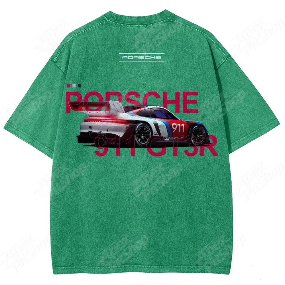 Custom Car Print T-Shirt · Show Your Uniqueness Unisex Fit Washed T-Shirt