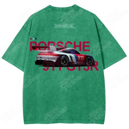 Custom Car Print T-Shirt · Show Your Uniqueness Unisex Fit Washed T-Shirt