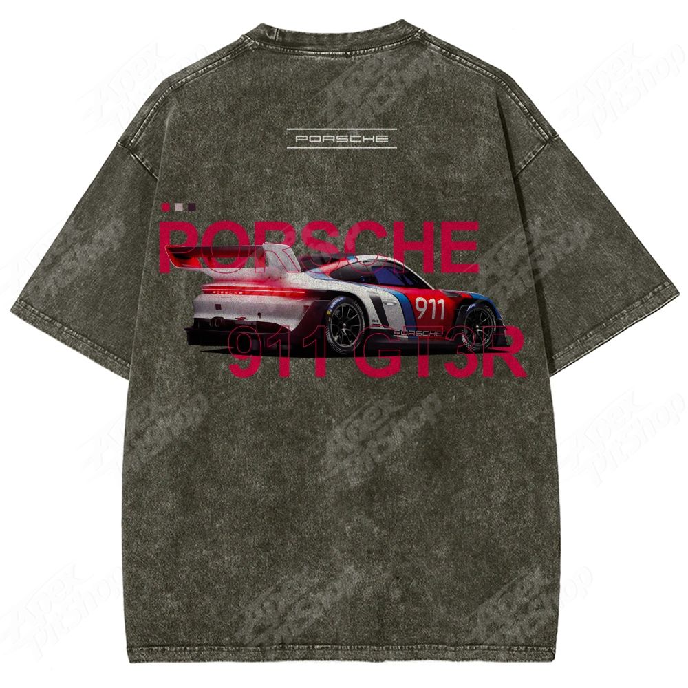 Custom Car Print T-Shirt · Show Your Uniqueness Unisex Fit Washed T-Shirt