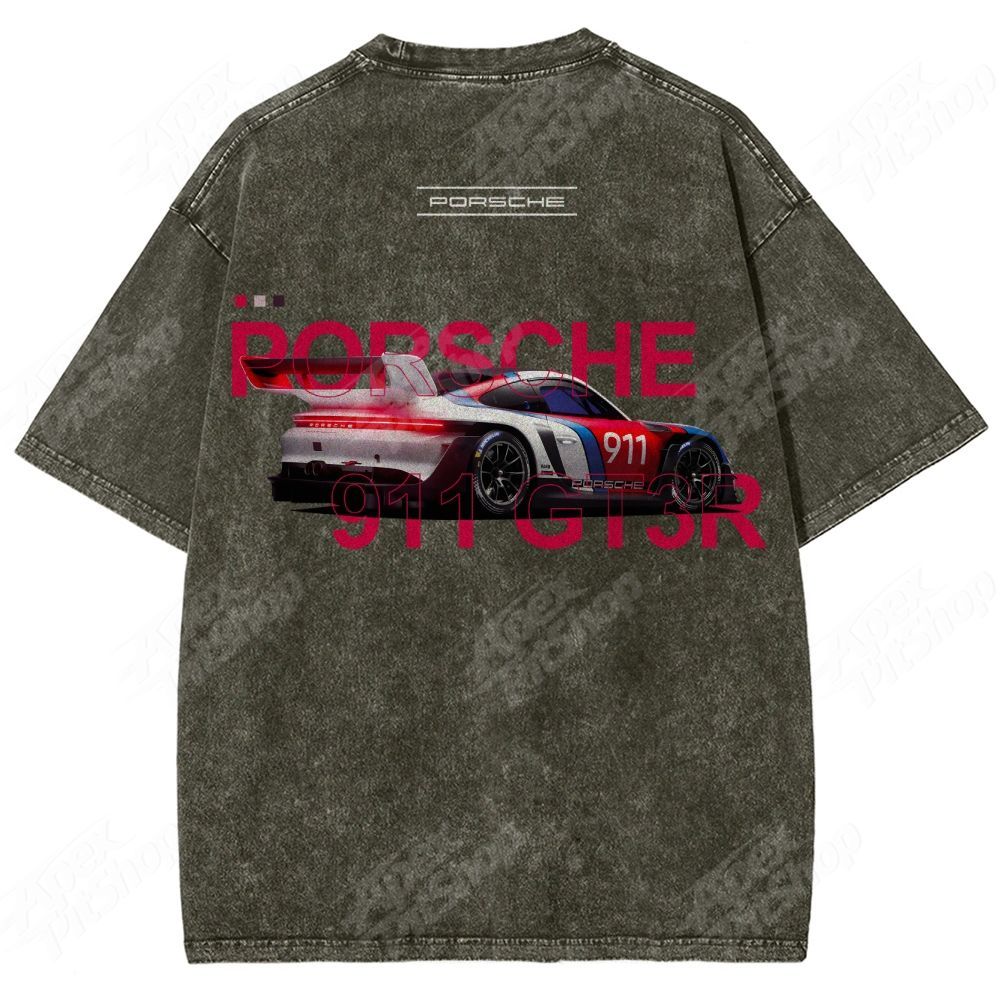 Custom Car Print T-Shirt · Show Your Uniqueness Unisex Fit Washed T-Shirt